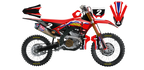 Kit déco Honda LAB2 - Motocross & Enduro personnalisable
