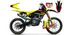 Kit déco Husqvarna LAB3 BLACK - Motocross & Enduro personnalisable