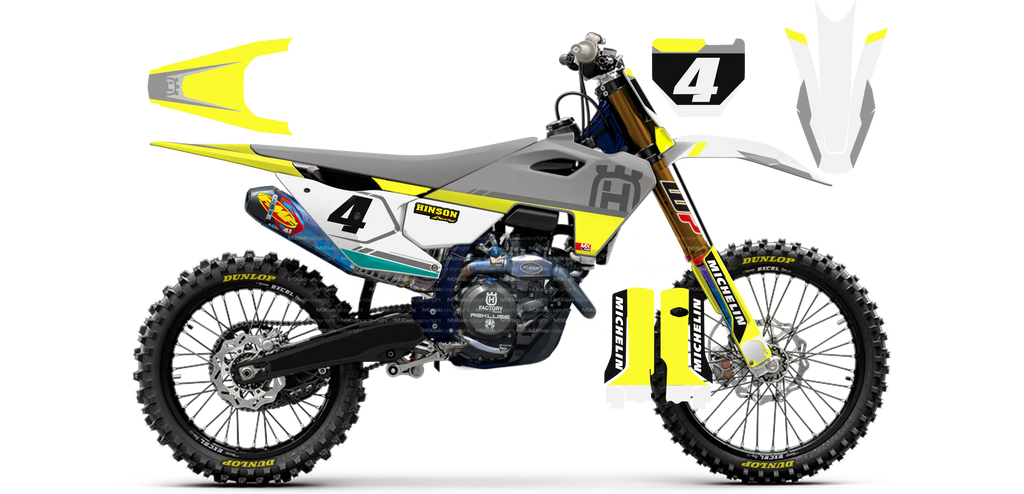 Kit déco Husqvarna LAB4 - Motocross & Enduro personnalisable