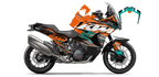 Kit déco KTM 1290 Super Adventure - LAB2 TURQUOISE
