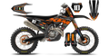 Kit déco KTM Faktory BLACK - Motocross & Enduro personnalisable