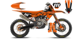 Kit déco KTM LAB1 ORANGE - Motocross & Enduro personnalisable