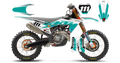 Kit déco KTM LAB1 TURQUOISE - Motocross & Enduro personnalisable