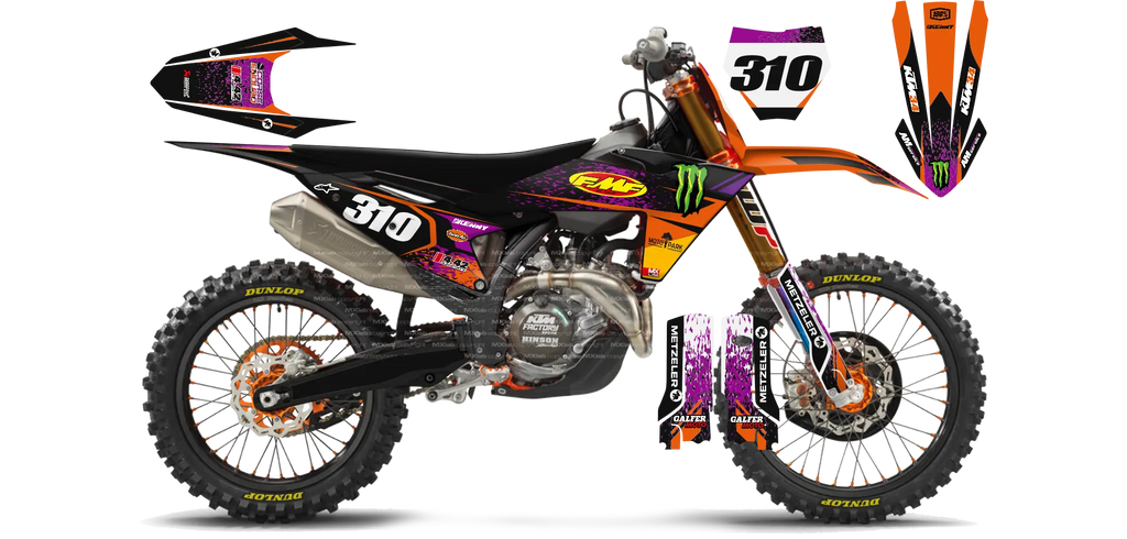 Kit déco KTM - LAB4 BLACK