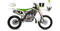 Kit déco Kawasaki LAB1 WHITE - Motocross & Enduro personnalisable