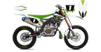 Kit déco Kawasaki LAB1 WHITE - Motocross & Enduro personnalisable