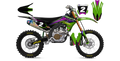 Kit déco Kawasaki LAB2 BLACK - Motocross & Enduro personnalisable