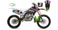 Kit déco Kawasaki LAB2 WHITE - Motocross & Enduro personnalisable