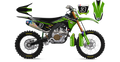 Kit déco Kawasaki LAB3 BLACK - Motocross & Enduro personnalisable