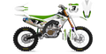 Kit déco Kawasaki LAB3 WHITE - Motocross & Enduro personnalisable