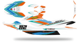 Kit déco Kawasaki STX 160 - LAB1 White Kawasaki