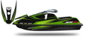 Kit déco Kawasaki SXR 1500 - LAB1 GREEN Kawasaki