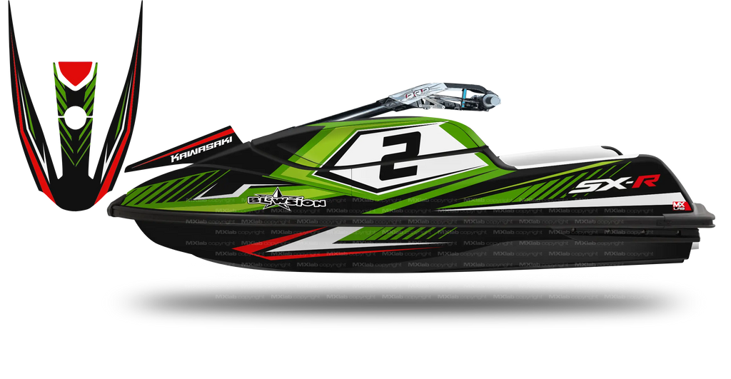 Kit déco Kawasaki SXR 1500 - LAB2 Kawasaki