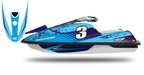 Kit déco Kawasaki SXR 1500 - LAB3 BLUE Kawasaki