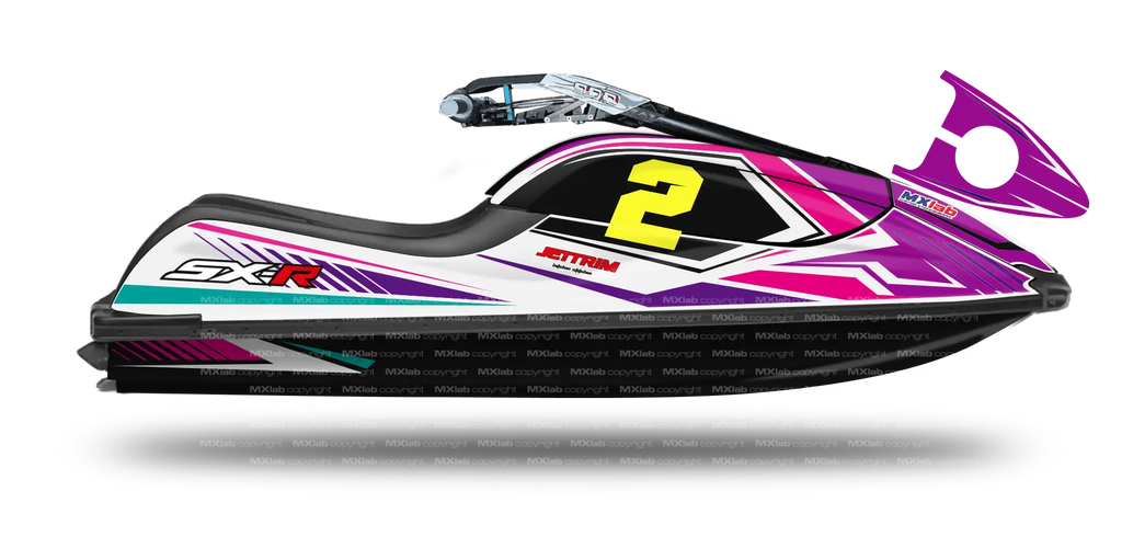 Kit déco Kawasaki SXR 800 - LAB2 PURPLE Kawasaki