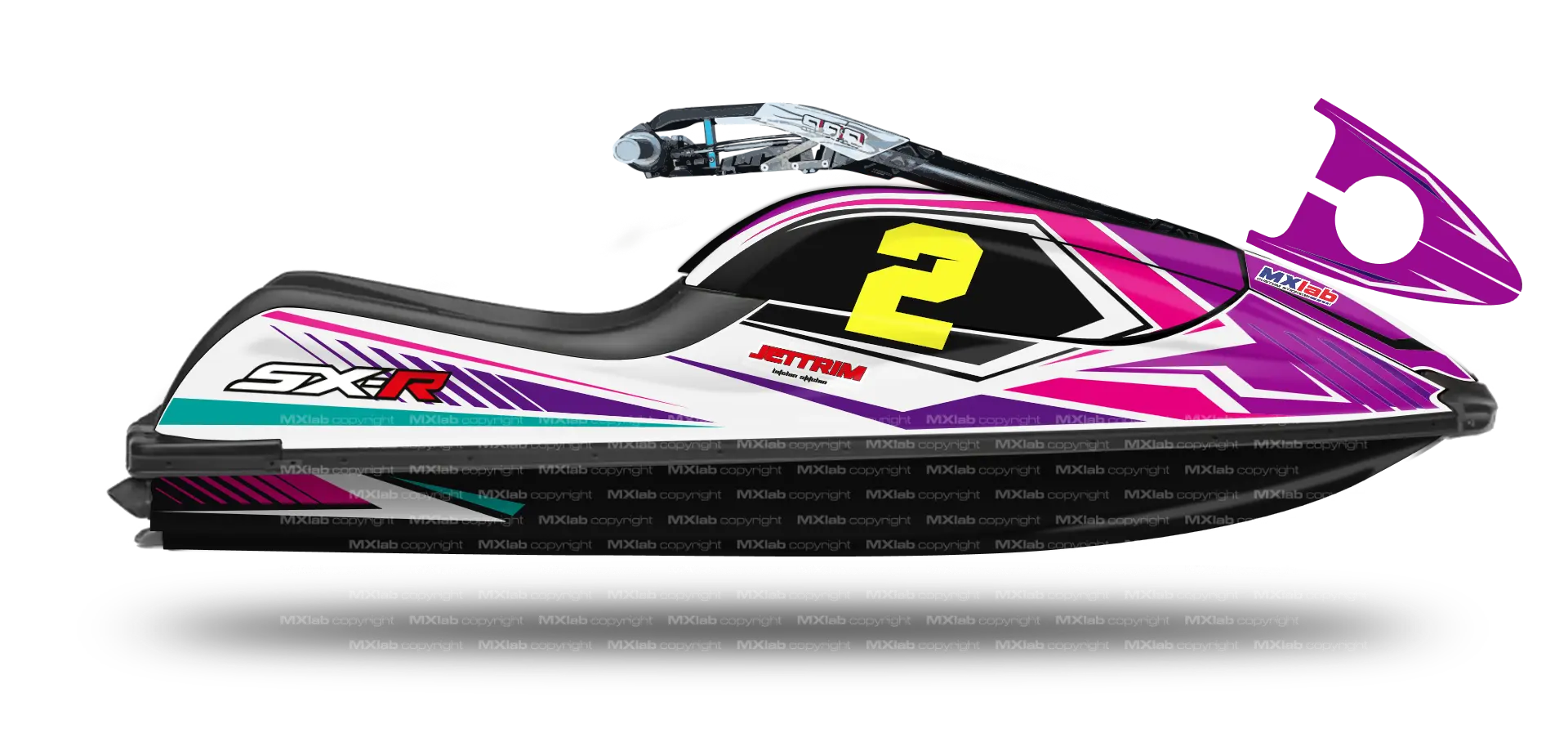 Kit déco Kawasaki SXR 800 - LAB2 PURPLE Kawasaki