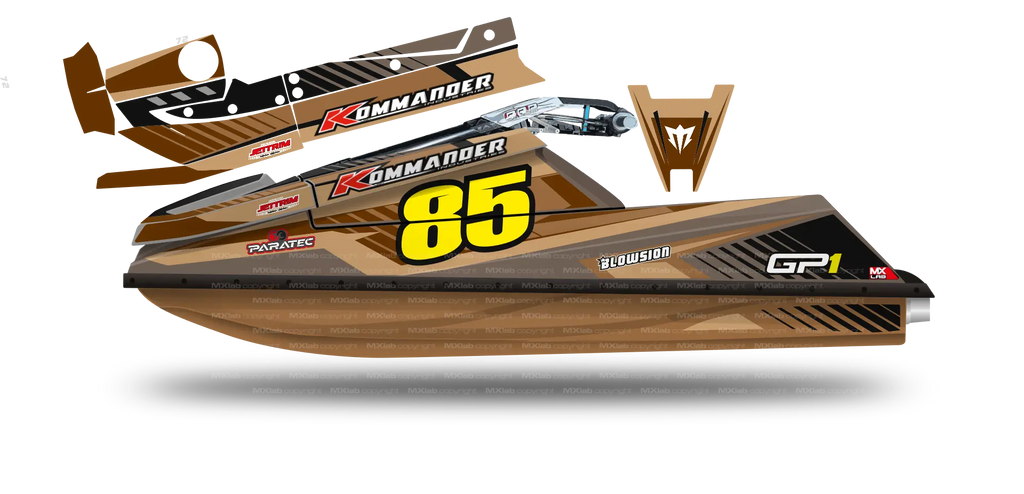 Kit déco Kommander GP1R - LAB1 Kommander