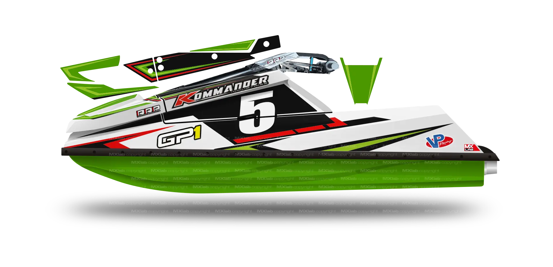 Kit déco Kommander GP1R - LAB5 Kommander