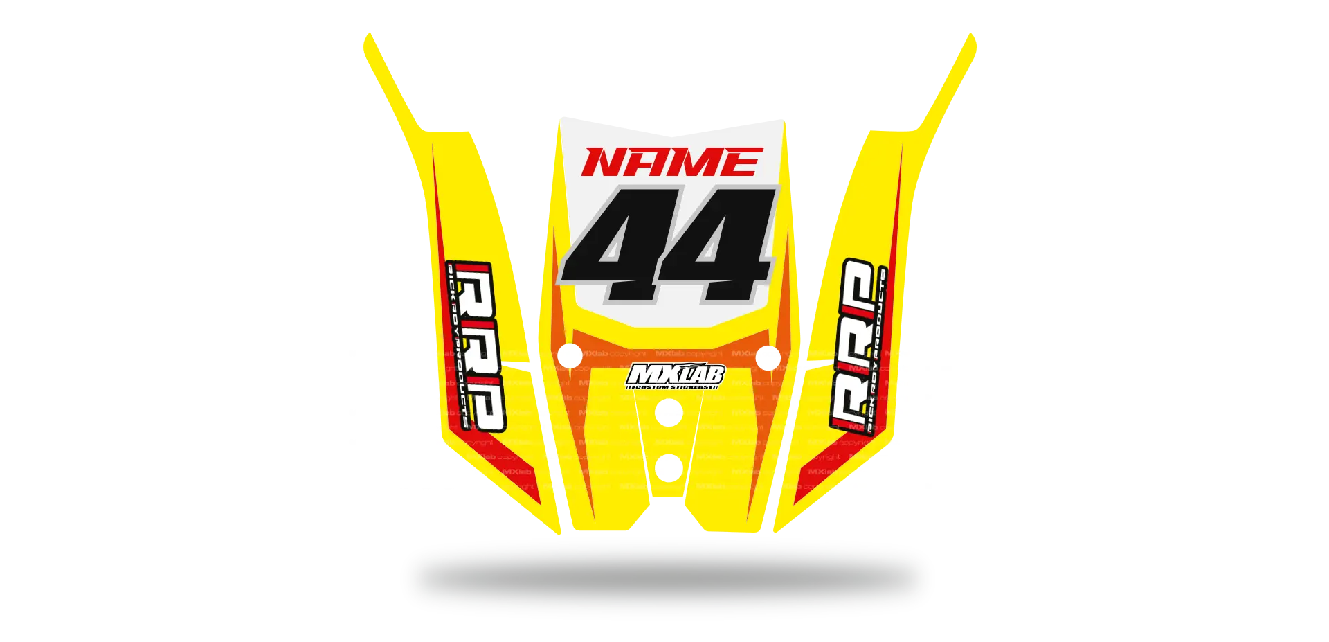 Kit déco Pad RRP ninja LAB2 Yellow RRP