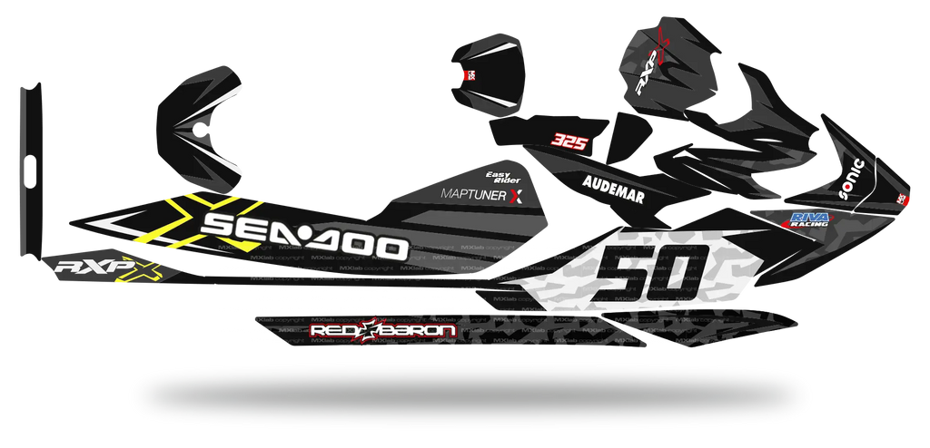 Kit déco Sea-Doo RXP-X 325 - LAB2 BLACK Seadoo