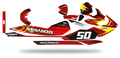 Kit déco Sea-Doo RXP-X 325 - LAB2 RED Seadoo