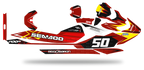 Kit déco Sea-Doo RXP-X 325 - LAB2 RED Seadoo
