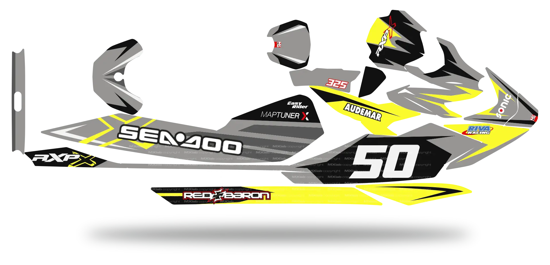 Kit déco Sea-Doo RXP-X 325 - LAB2 Seadoo