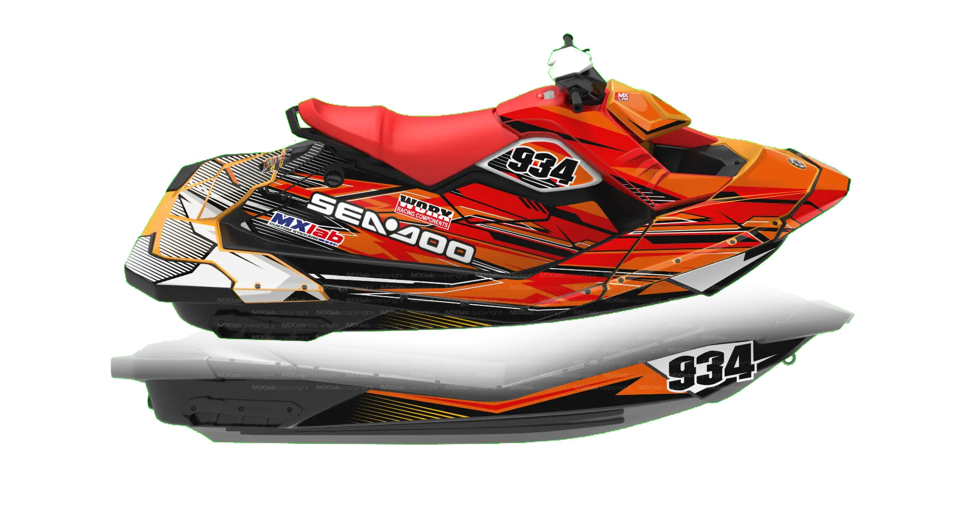Kit déco Sea-Doo Spark 2014-23 - LAB6 Seadoo
