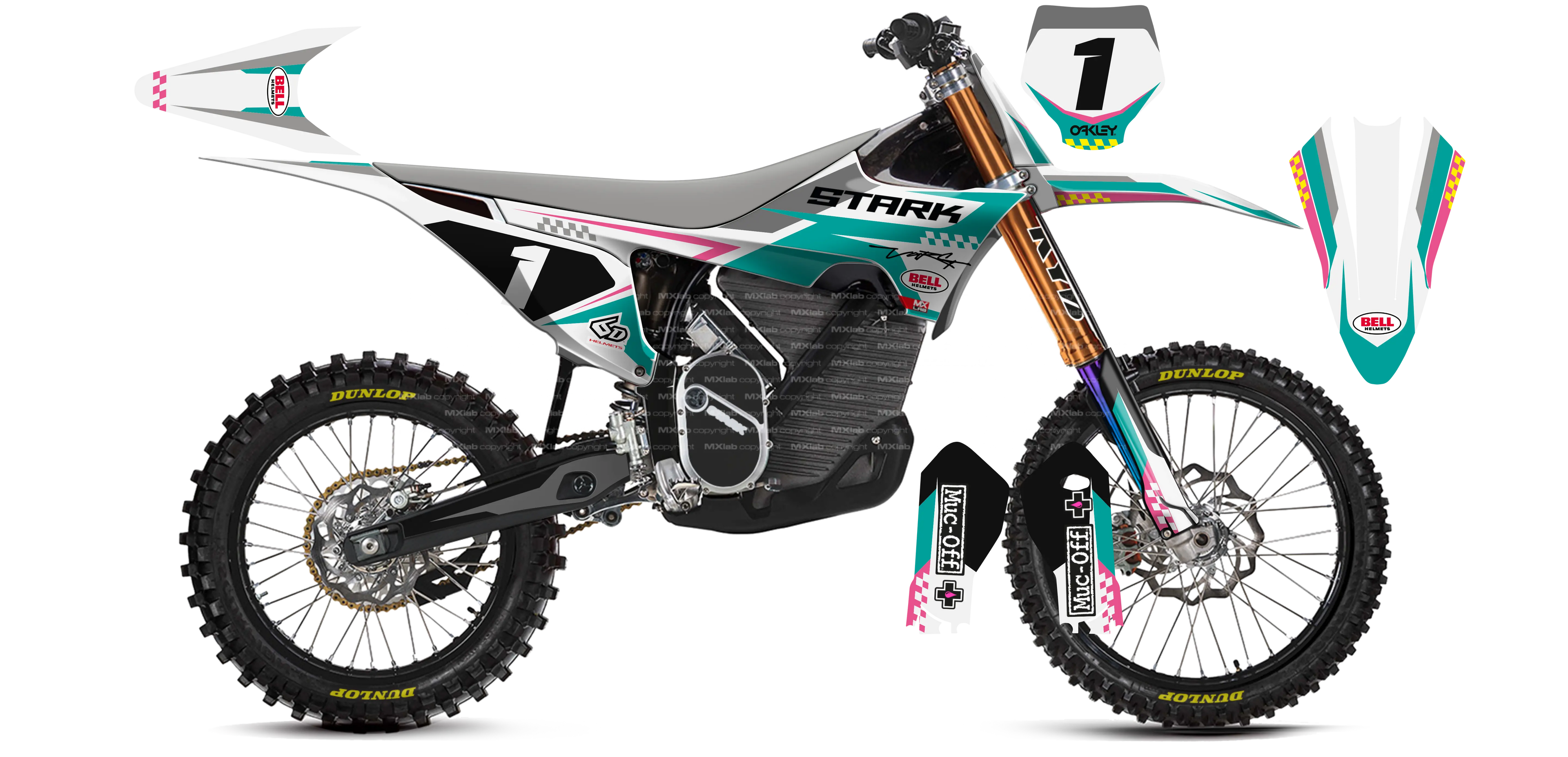 Kit déco Stark VARG LAB1 - Motocross & Enduro personnalisable