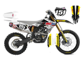 Kit déco Suzuki RMZ FLAME WHITE - Motocross & Enduro personnalisable