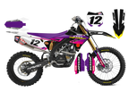 Kit déco Suzuki RMZ LAB2 PURPLE - Motocross & Enduro personnalisable