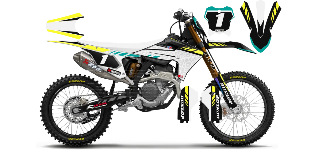 Kit déco compatible Triumph TF – LAB 1 WHITE