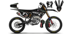 Kit déco Triumph LAB2 BLACK - Motocross & Enduro personnalisable