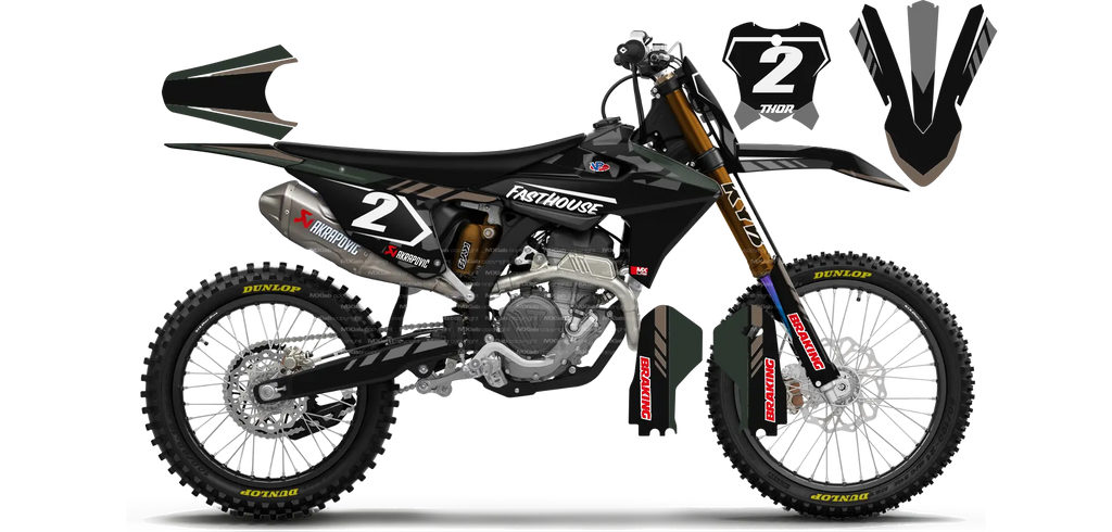 Kit déco compatible Triumph TF – LAB2 BLACK