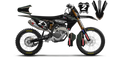 Graphic kit compatible with Triumph TF – LAB2 BLACK