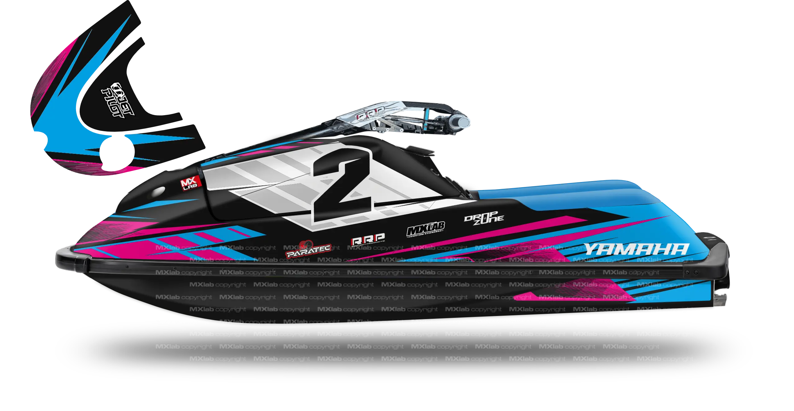 Kit déco Yamaha SuperJet 700 - LAB2 Yamaha