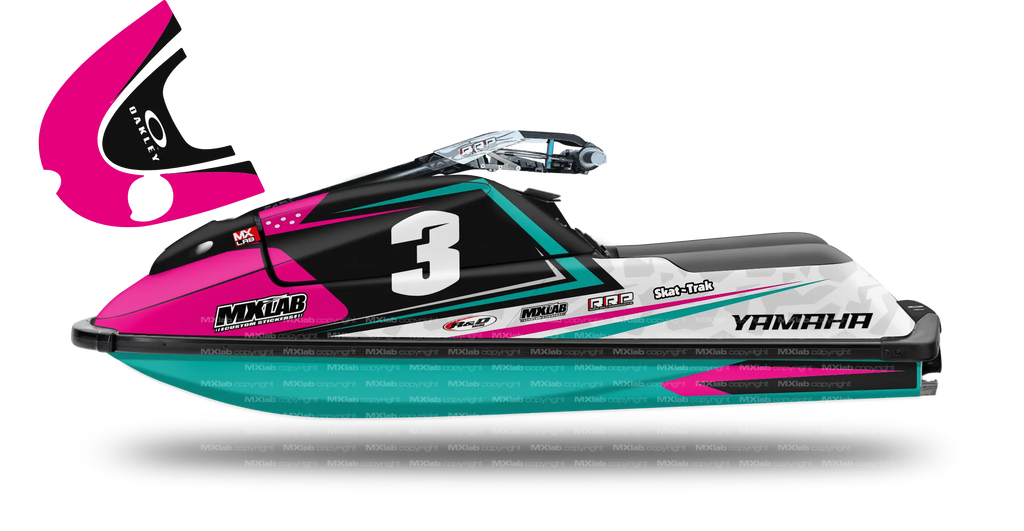 Kit déco Yamaha SuperJet 700 - LAB3 PINK Yamaha
