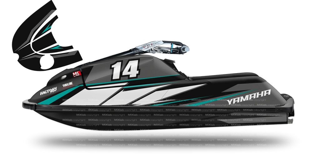 Kit déco Yamaha SuperJet 700 - LAB4 GRAY Yamaha