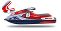 Kit déco Yamaha SuperJet 700 - LAB6 RED Yamaha