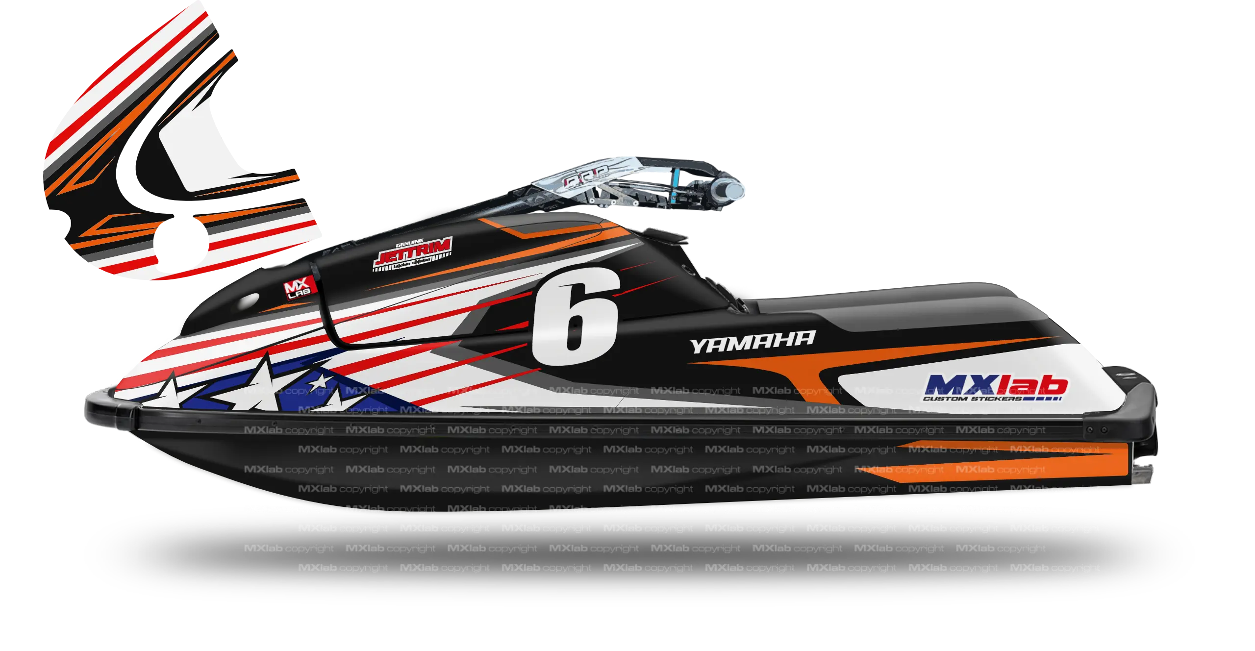 Kit déco Yamaha SuperJet 700 - LAB6 Yamaha