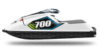 Aperçu des fonds de plaque Yamaha SuperJet 700 WHITE sur la machine