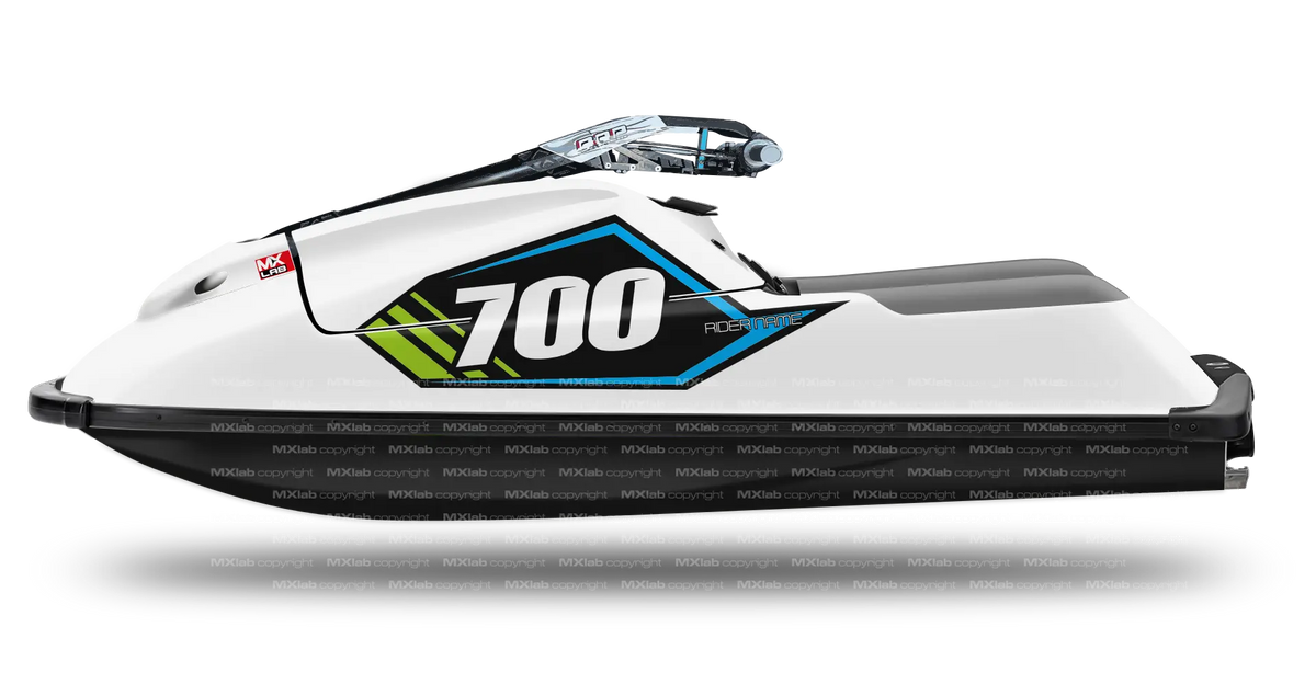 Aperçu des fonds de plaque Yamaha SuperJet 700 WHITE sur la machine