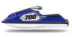 Aperçu des fonds de plaque Yamaha SuperJet 700 BLUE sur la machine