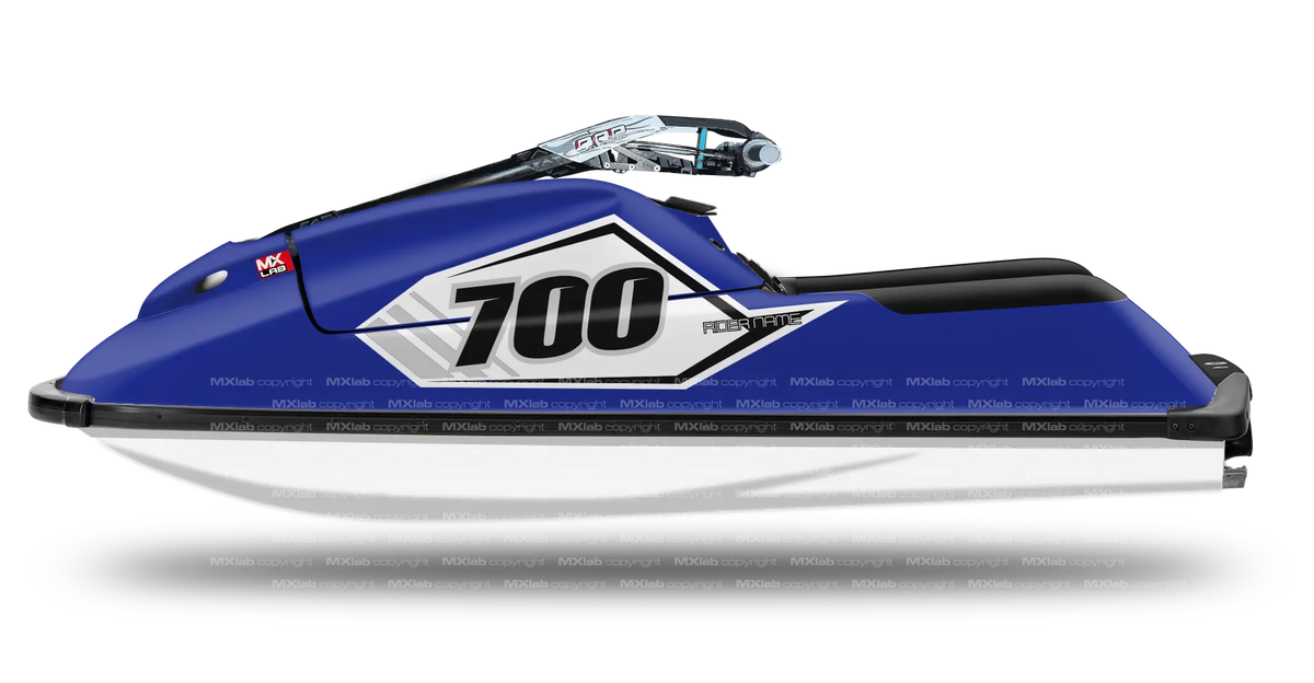 Aperçu des fonds de plaque Yamaha SuperJet 700 BLUE sur la machine