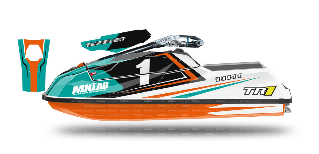 Kit déco Yamaha SuperJet TR1 - LAB1 Yamaha