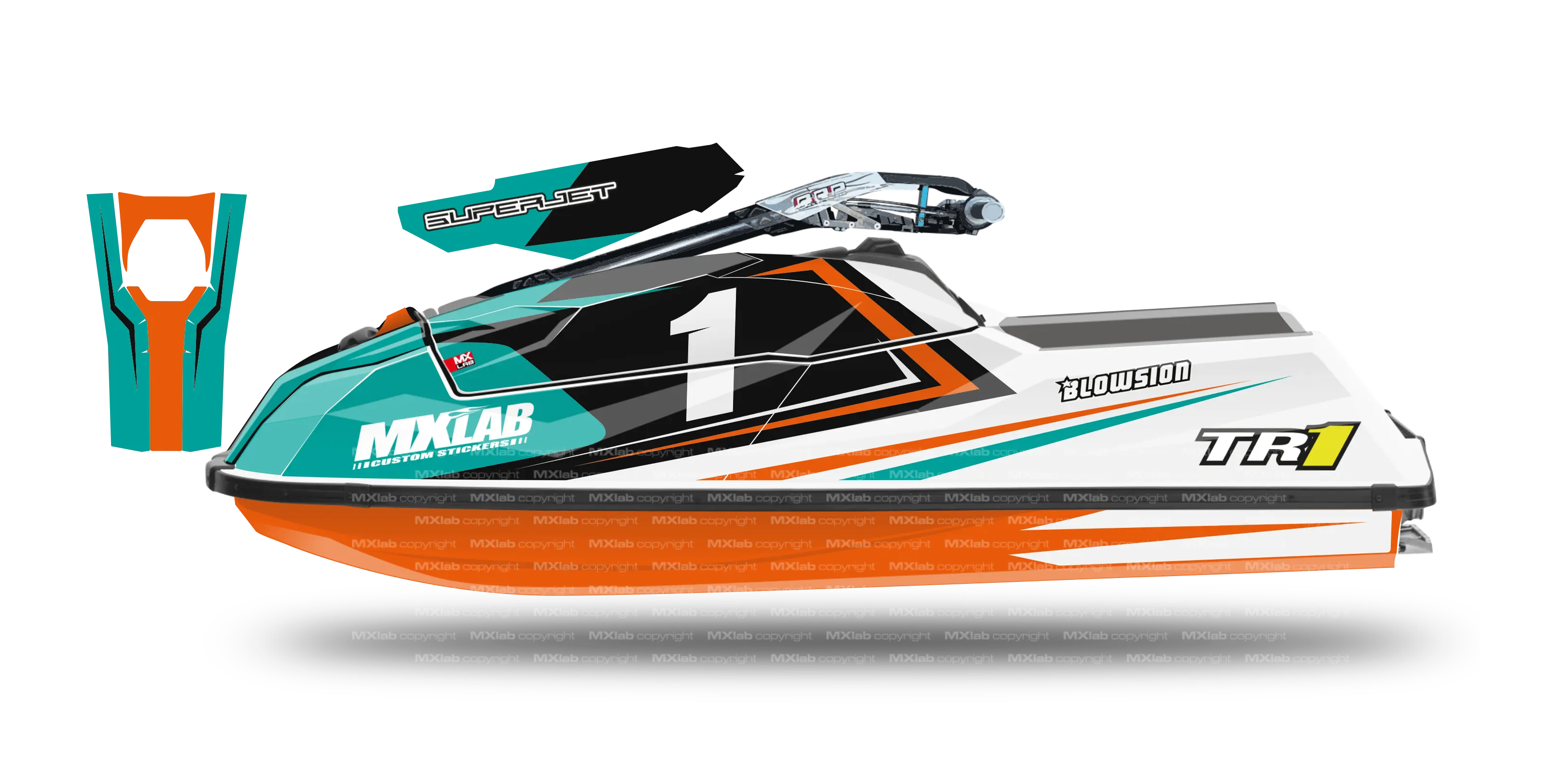 Kit déco Yamaha SuperJet TR1 - LAB1 Yamaha