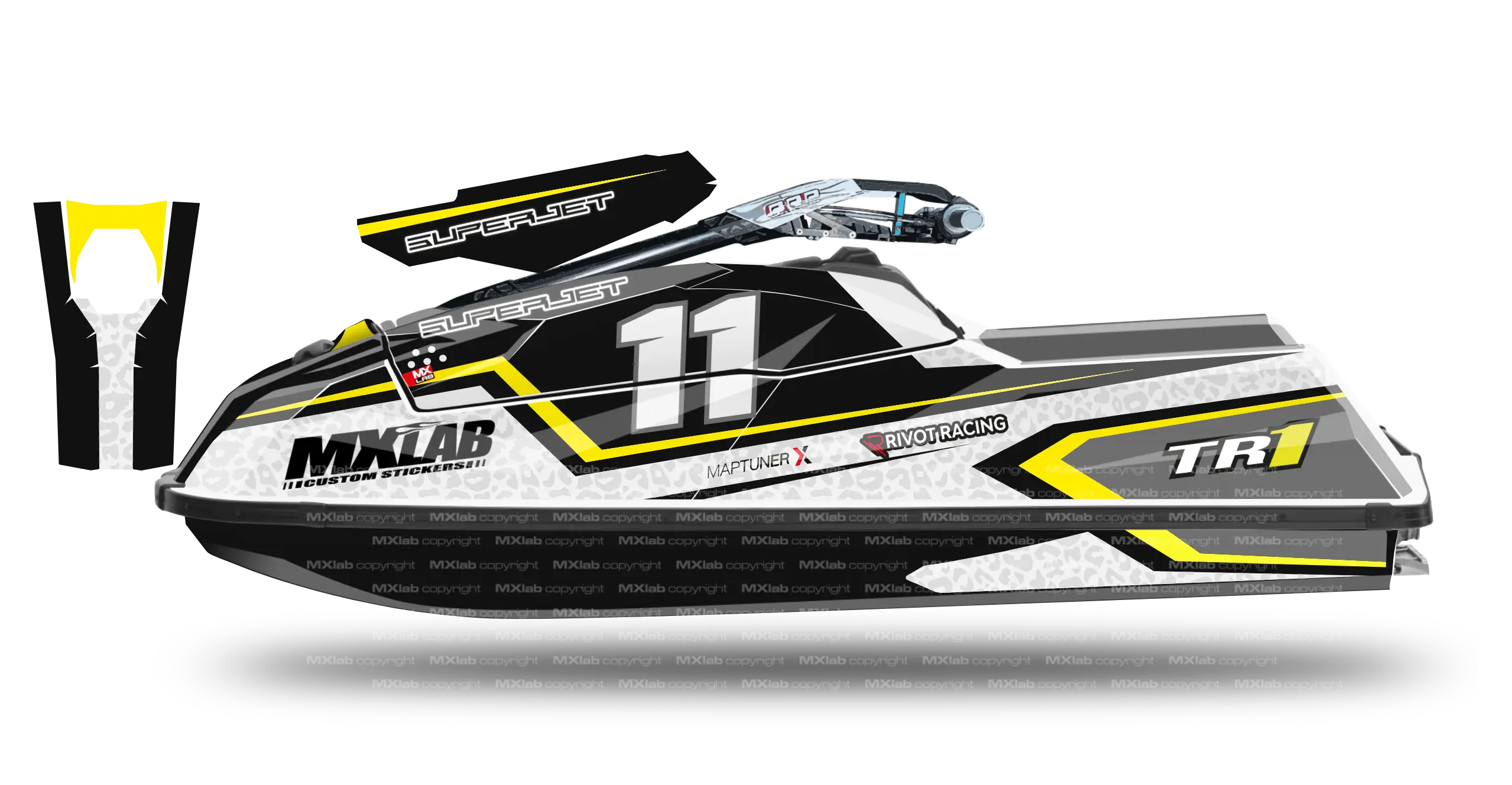 Kit déco Yamaha SuperJet TR1 - LAB11 LEO Yamaha