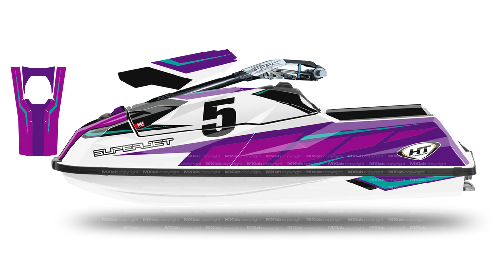 Kit déco Yamaha SuperJet TR1 - LAB5 PURPLE Yamaha