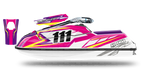 Kit déco Yamaha SuperJet TR1 - LAB7 PINK Yamaha
