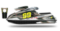 Preview of the Yamaha SuperJet TR1 LAB9 KHAKI graphics kit on the machine